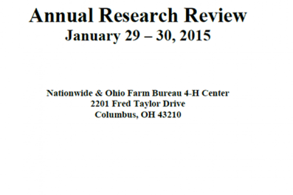 2015 Research Review brochure