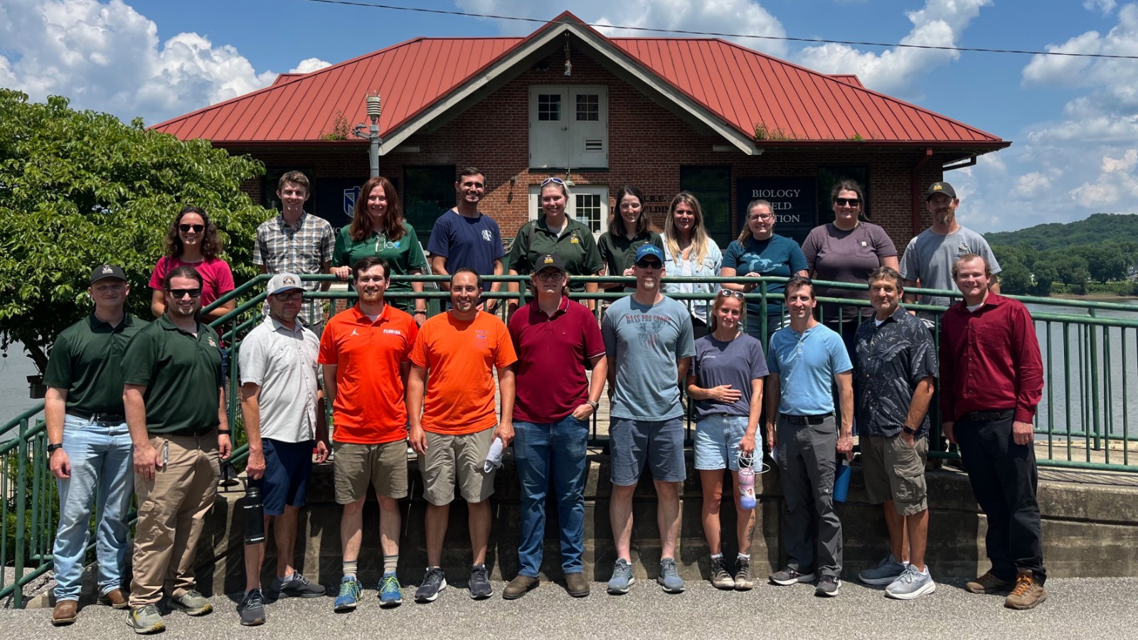 Group photo of attendants at the Ohio Chapter of the American Fisheries Society meeting