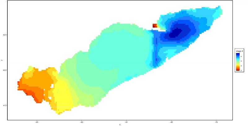 Lake Erie Heat Map