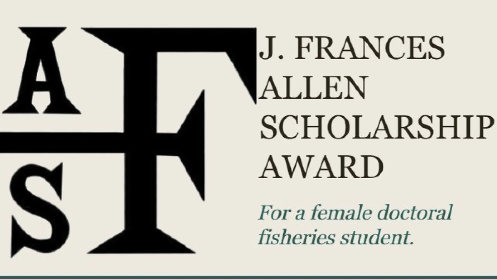 AFS J. Frances Allen Scholarship Award