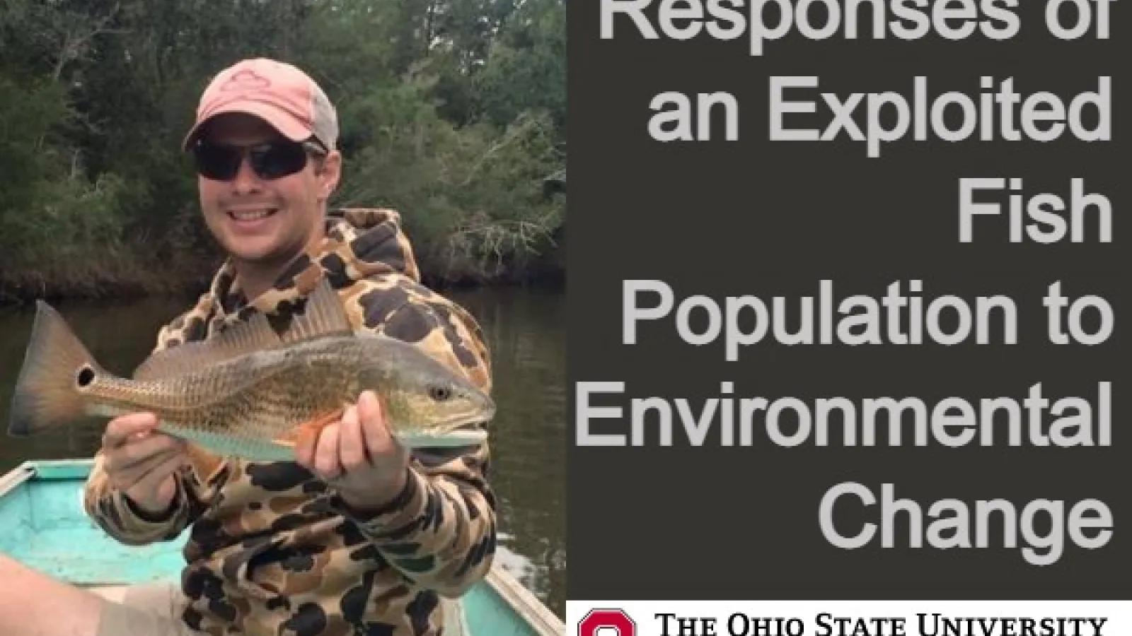 Dave Dippold, Responses of an exploited fish population to environmental change, OSU ASC logo