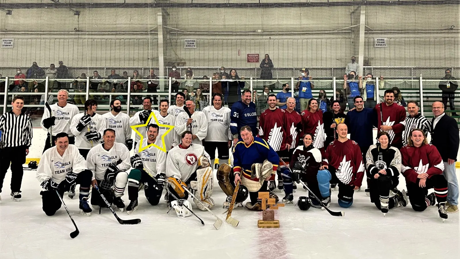 Rich Budnik hockey group picture