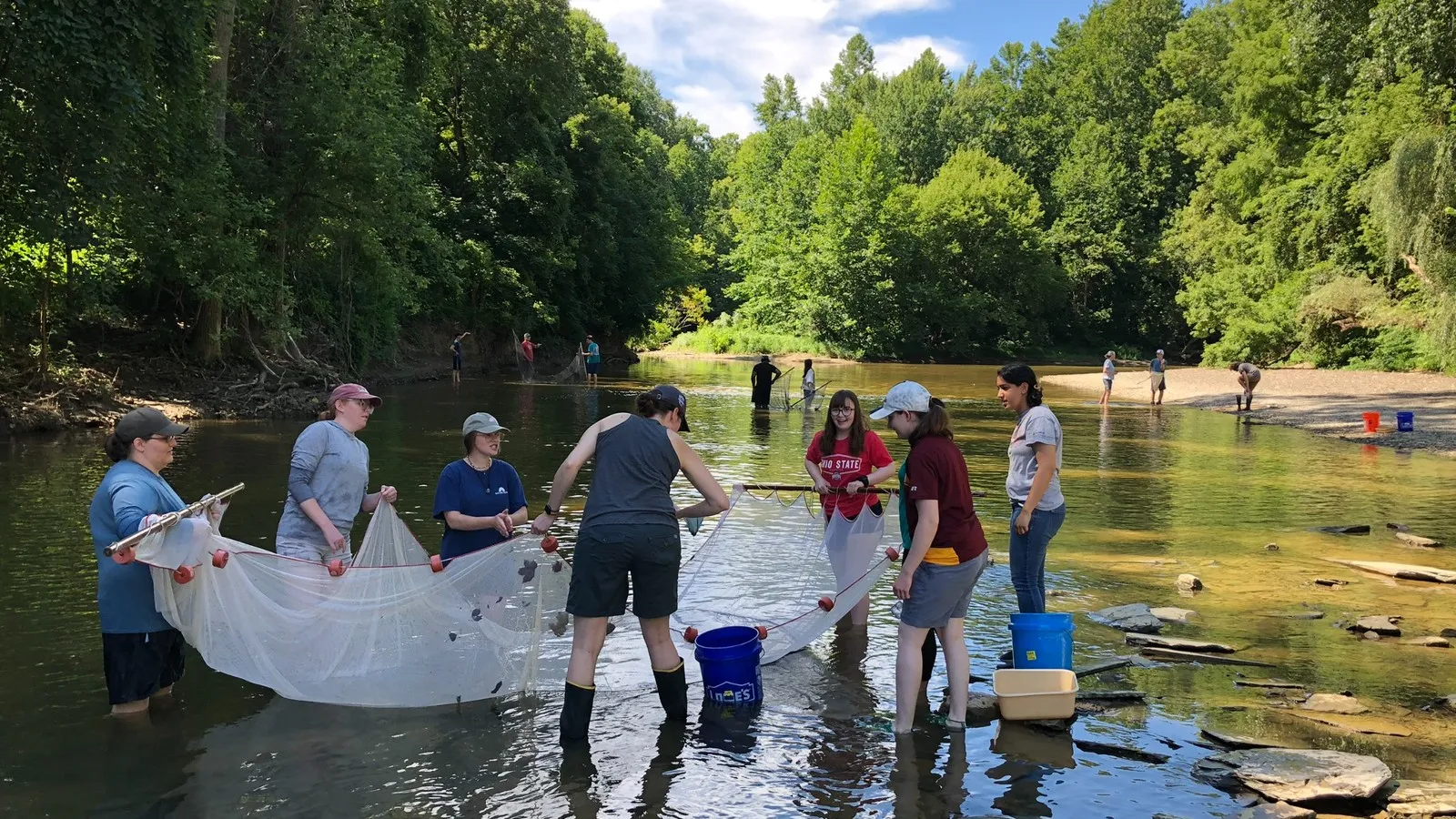 Seining in Milan, Ohio