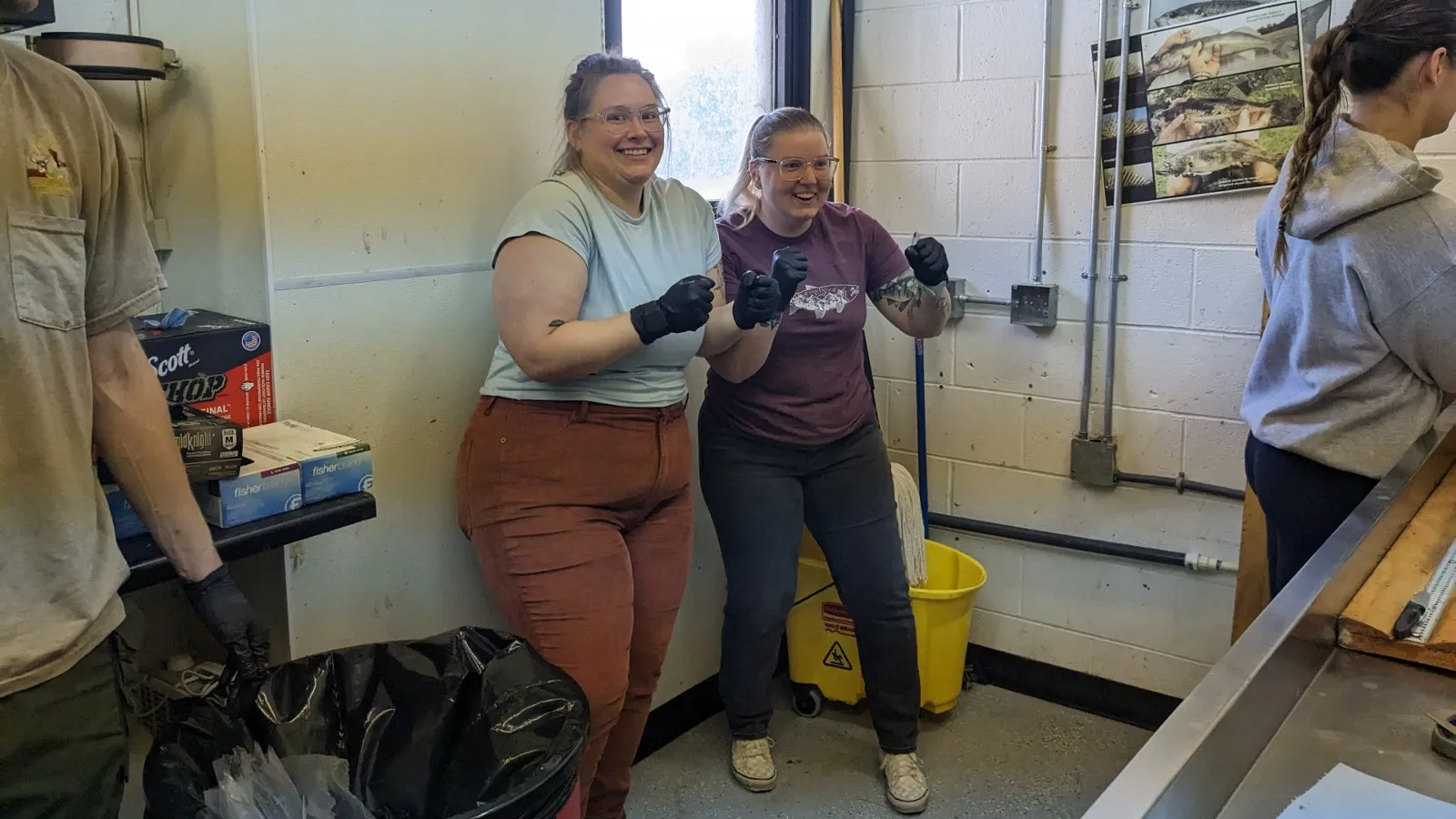 Mentors, Hannah & Kylee, excited for learning