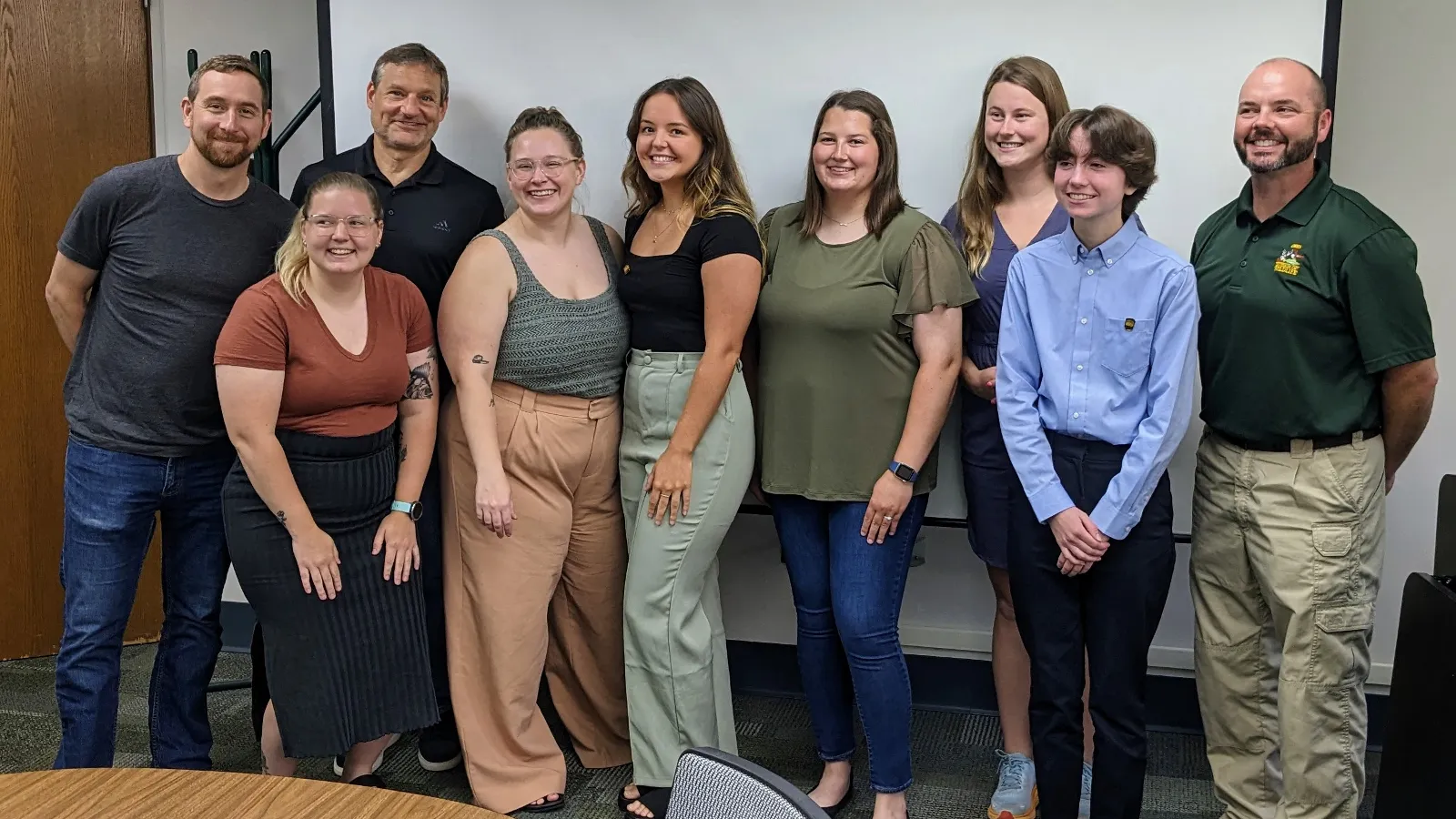 Group Photo with all REU participants and advisors