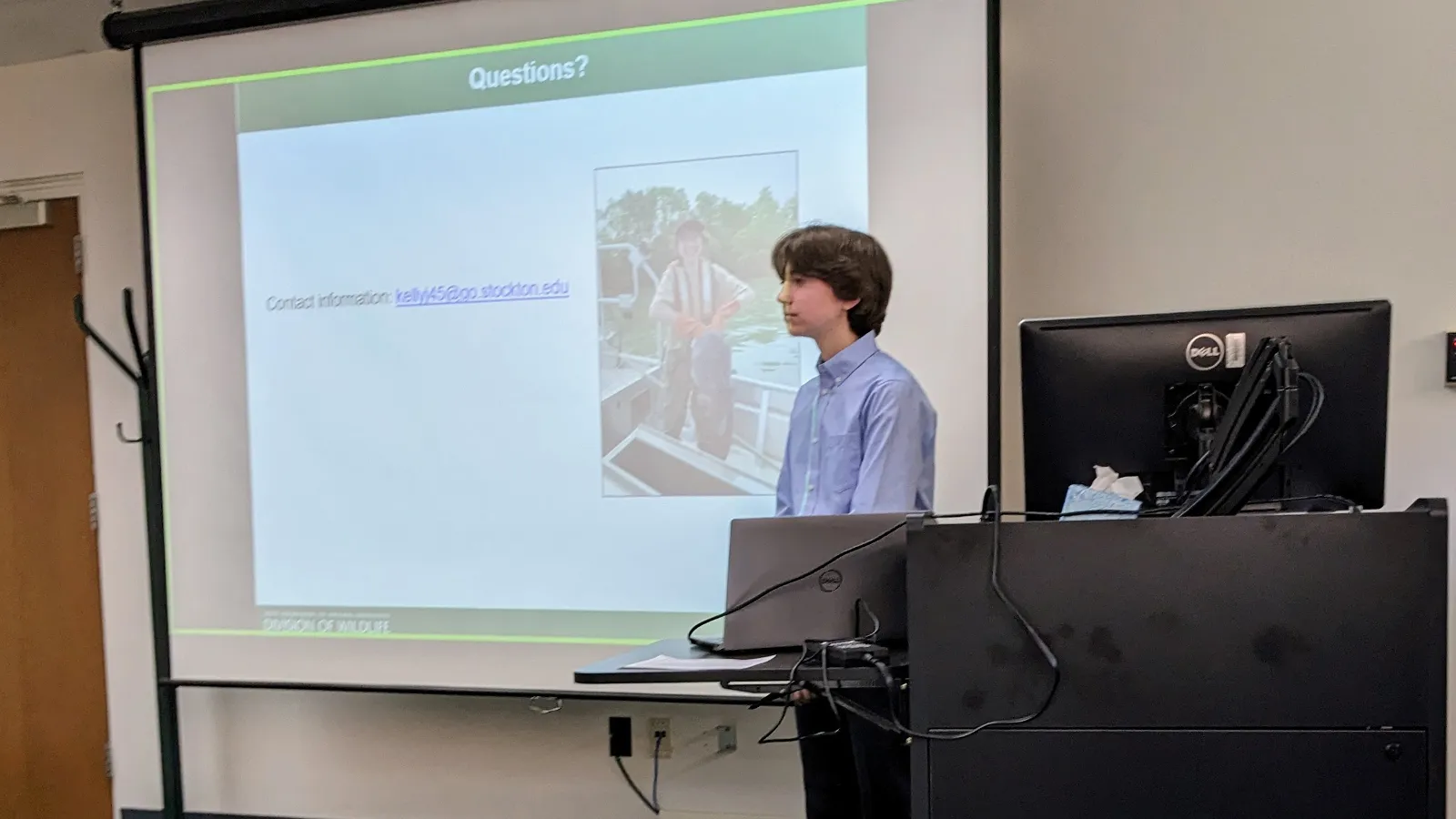 Jay Kelly presenting