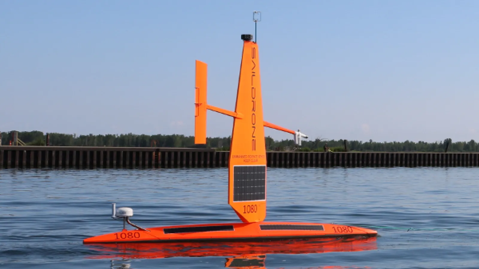 Saildrone Explorer deployed in water