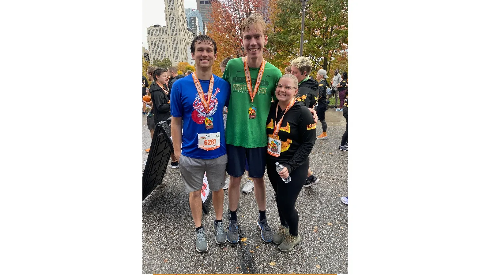 Andrew Foley, Joe Gentine, & Kylee Wilson, post-race