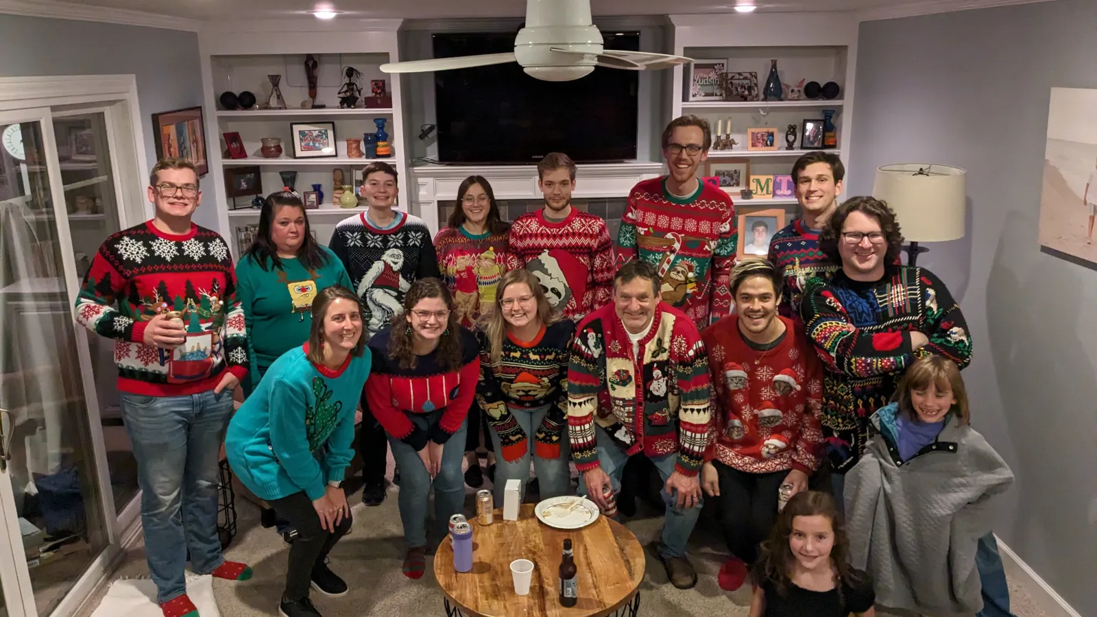 sweater contest participants
