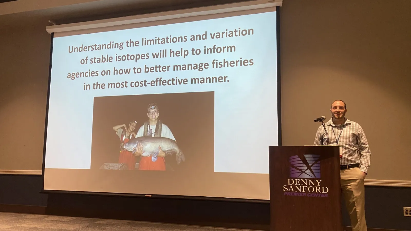 Steven Gratz presenting at the Midwest FW Conference 2024
