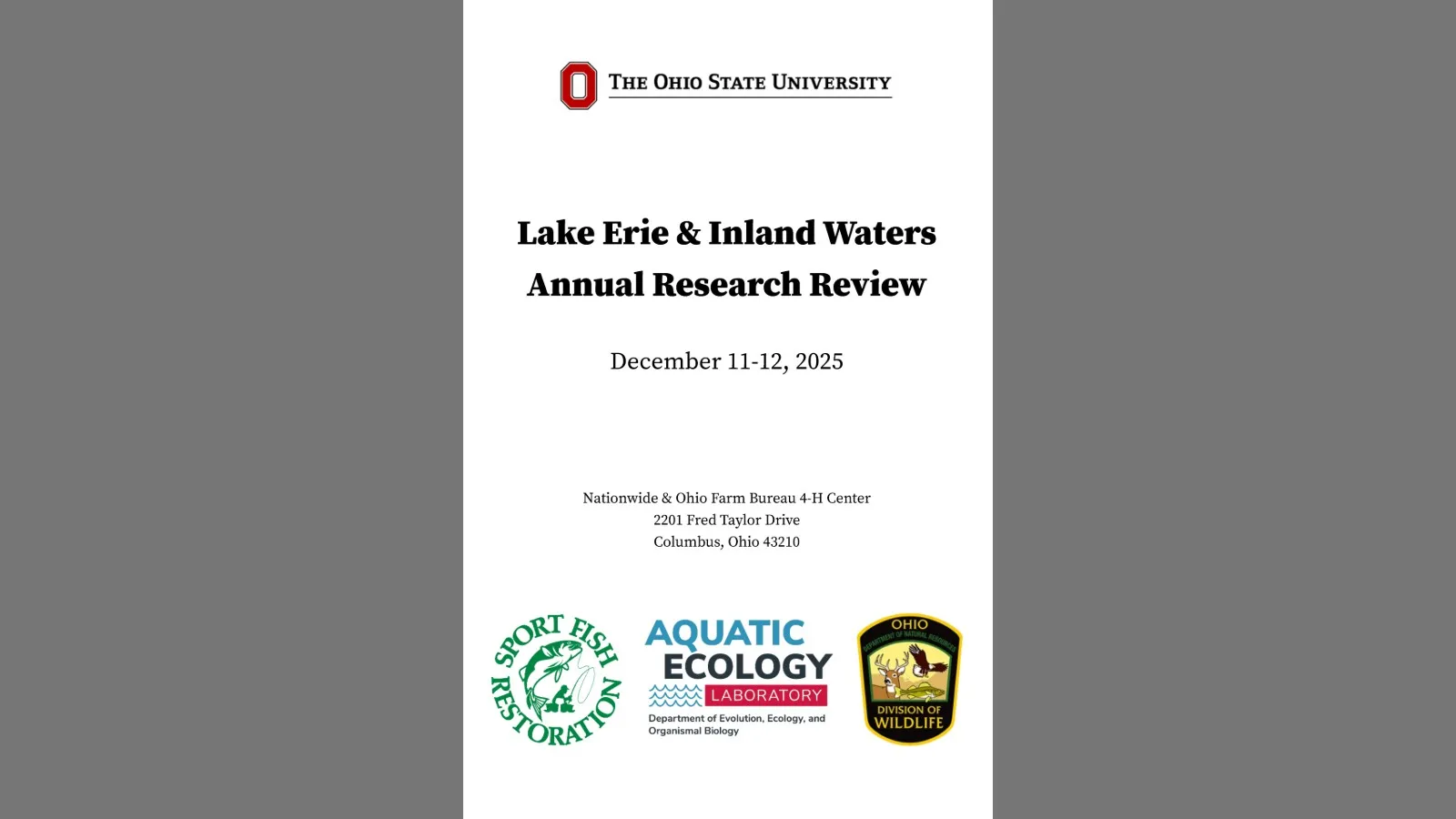 cover of program