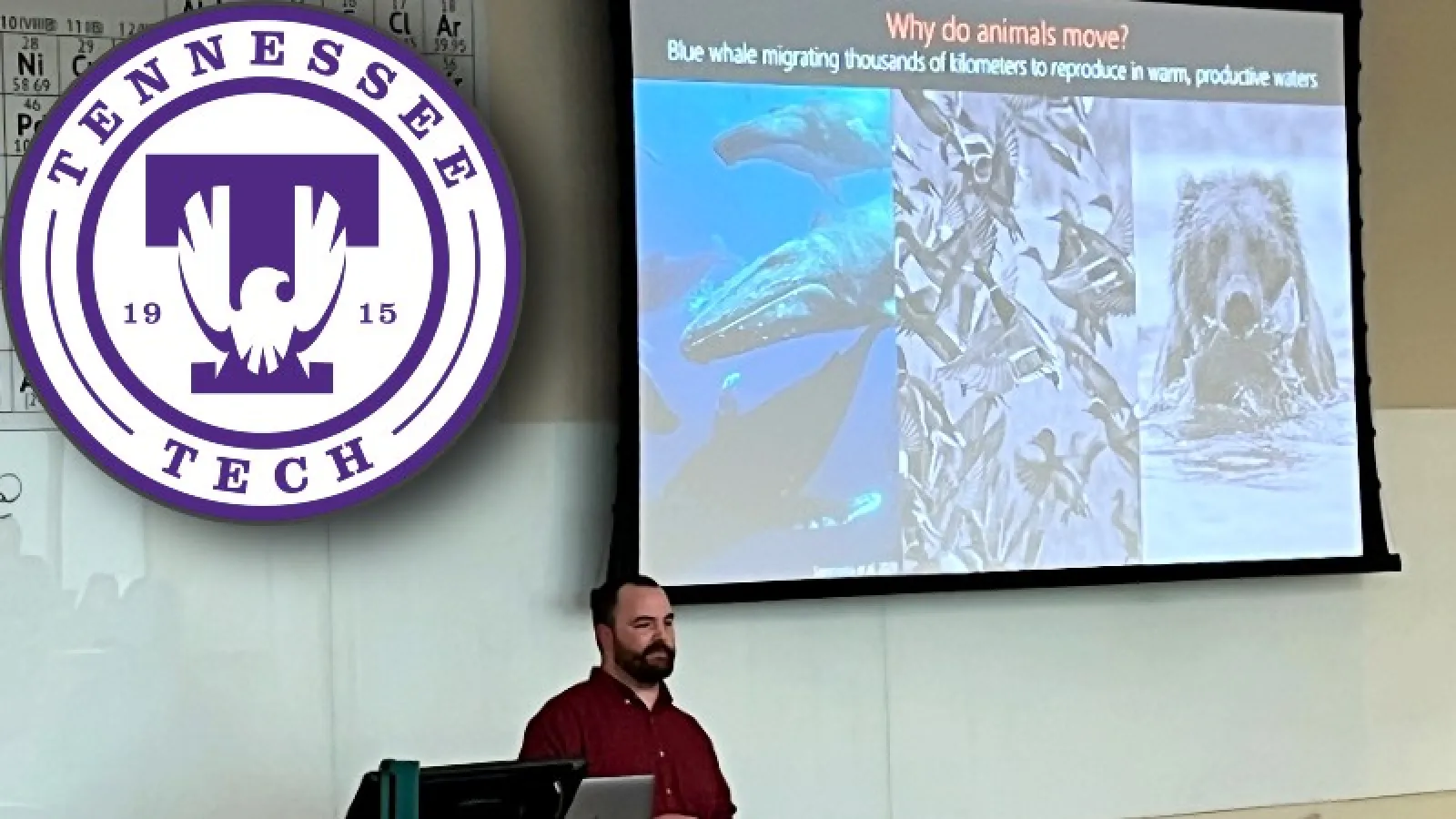 Mack White presenting at Tennessee Tech University