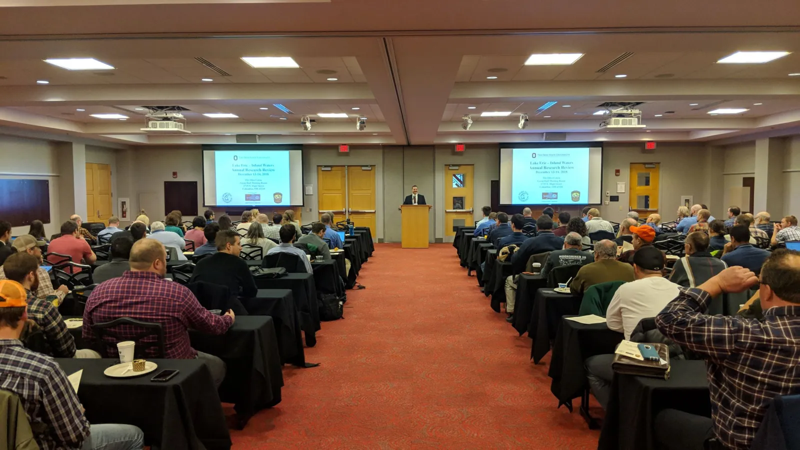 Dr. Stu Ludsin gives welcoming remarks