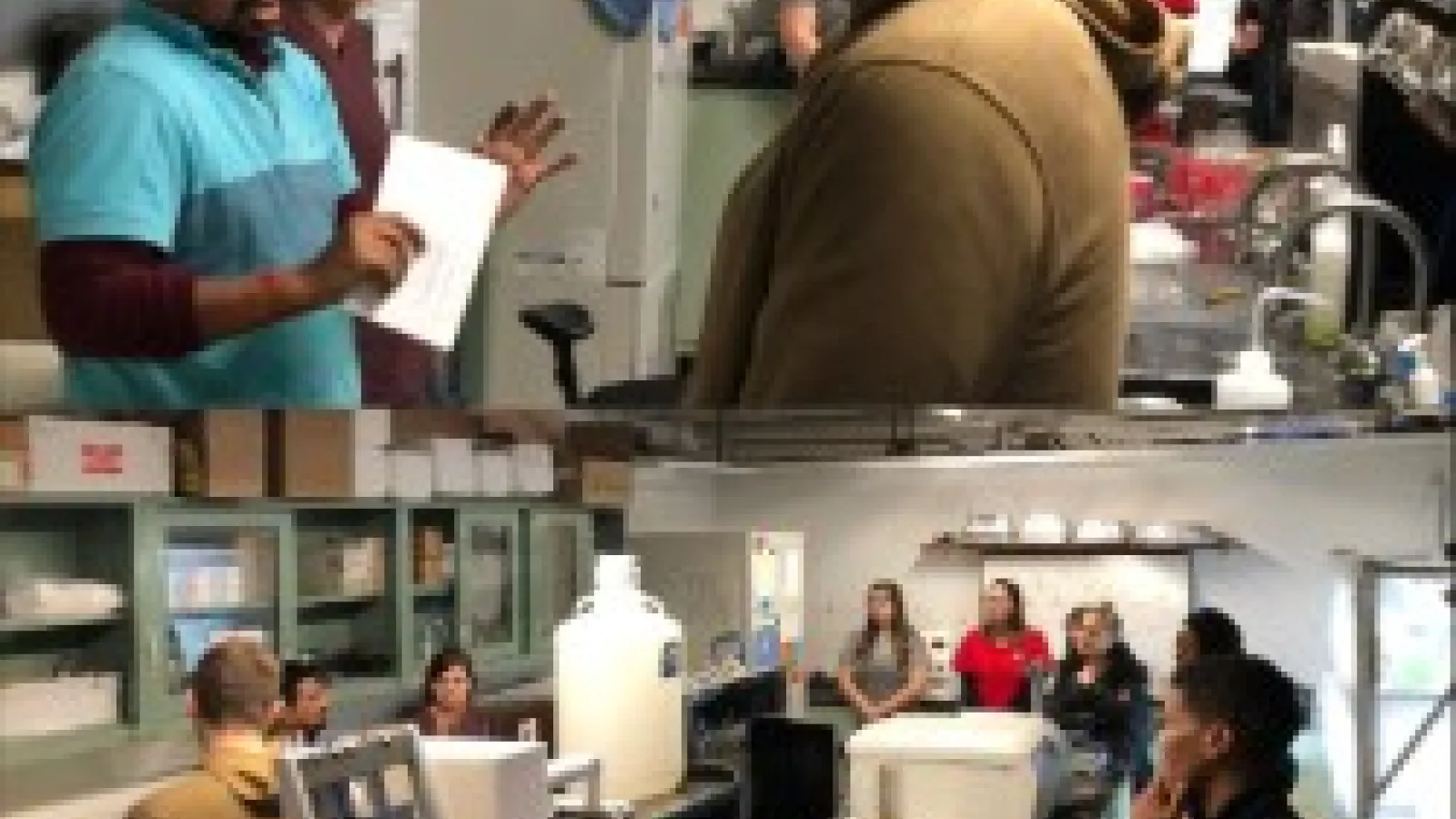 Vet students visit AEL