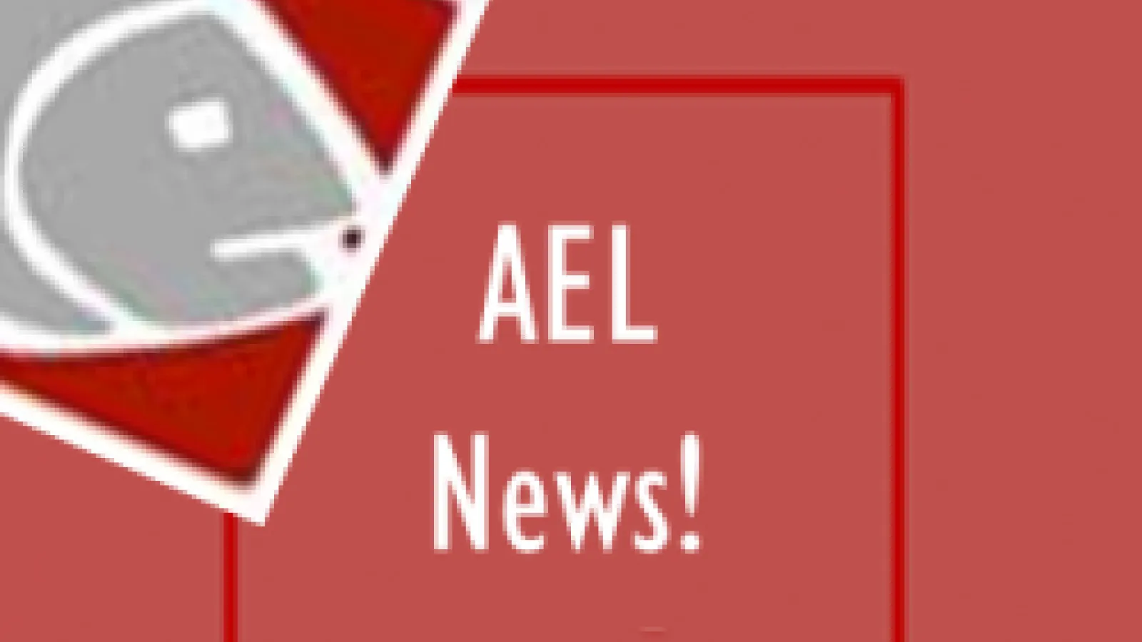 AEL logo with "AEL news!" in text on a red background