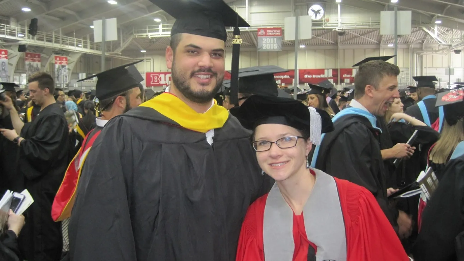 Reed and Cassie graduation
