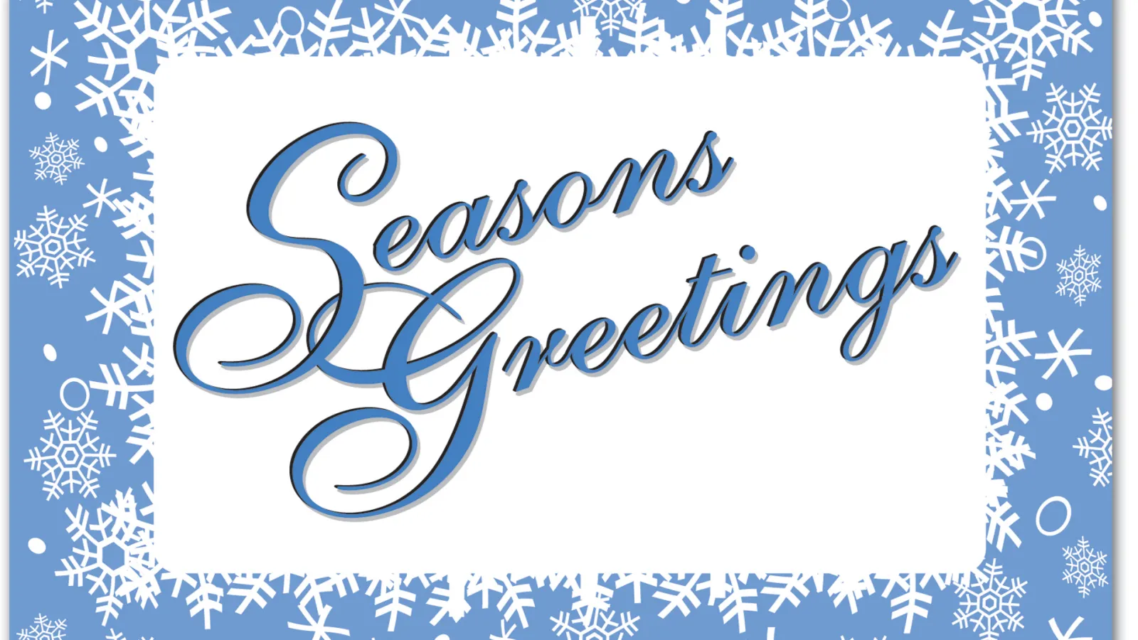 Seasons greetings