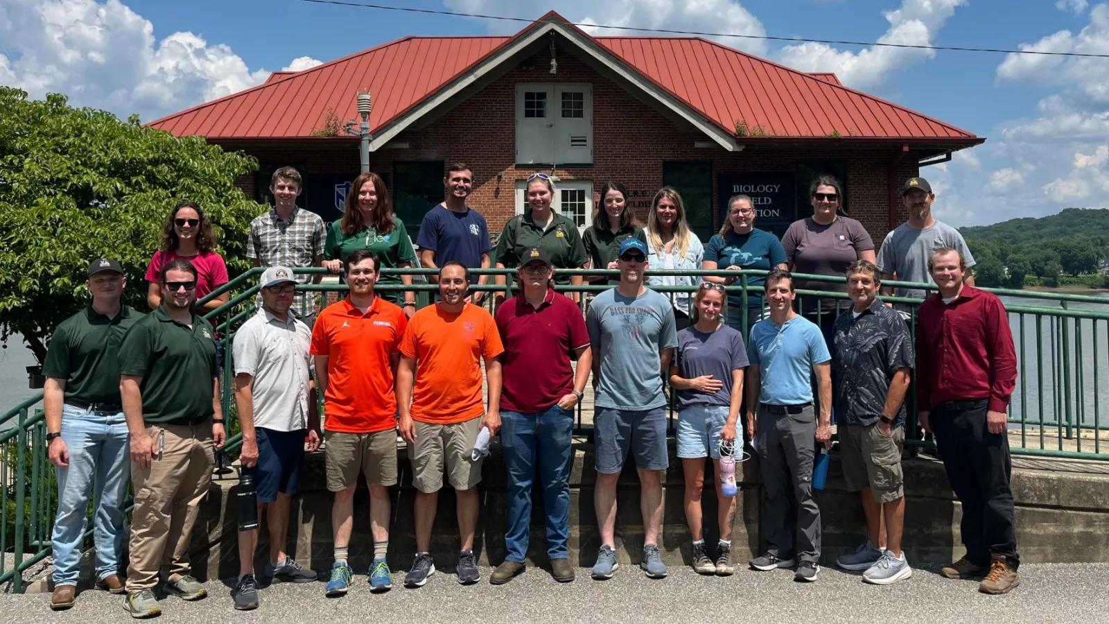 Group photo of attendants at the Ohio Chapter of the American Fisheries Society meeting