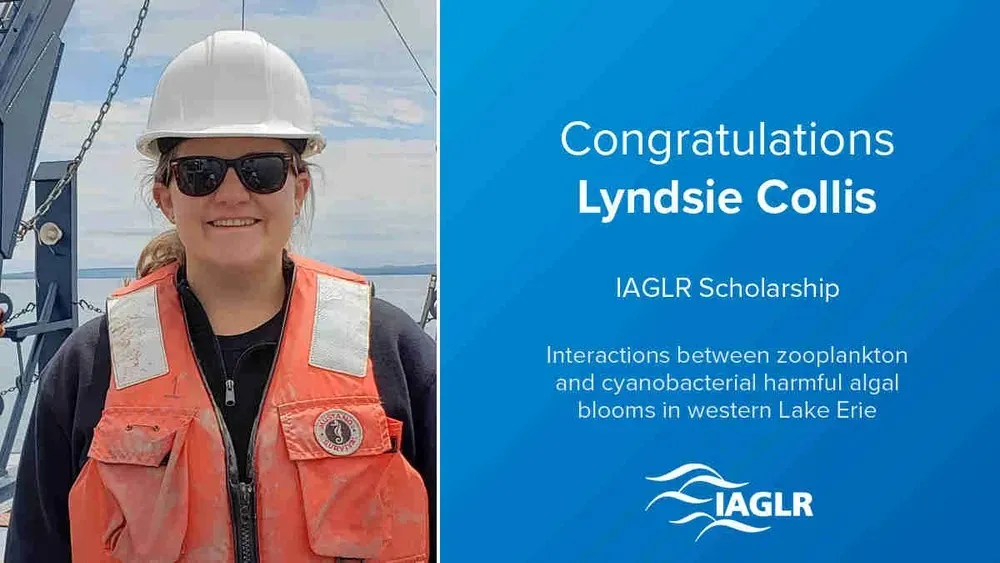 Lyndsie Collis headshot next to award text