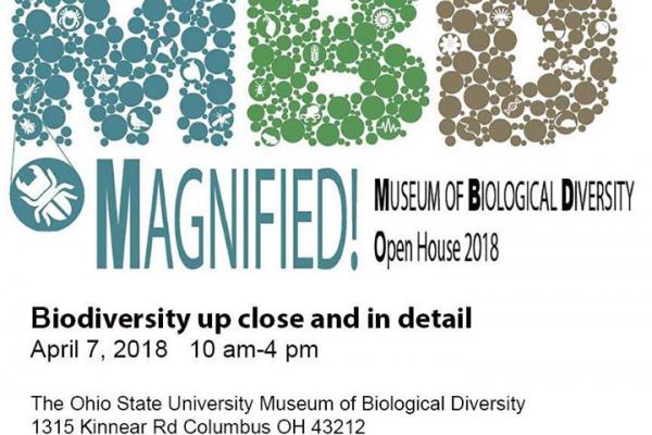 Museum of biological diversity open house 2018, April 7th, theme: magnified