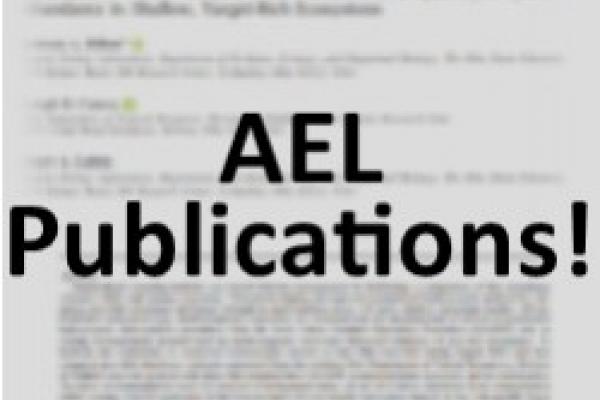 Blurred publication with the words "AEL Publications" on top of the image