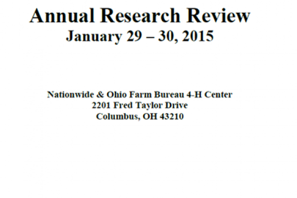 2015 Research Review brochure 2015 Research Review brochure