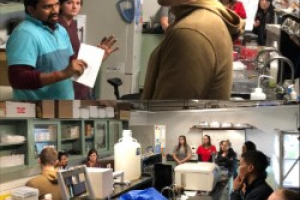 Vet students visit AEL