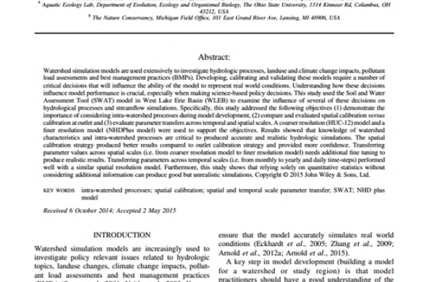 Daggupati et al 2015 Daggupati et al 2015