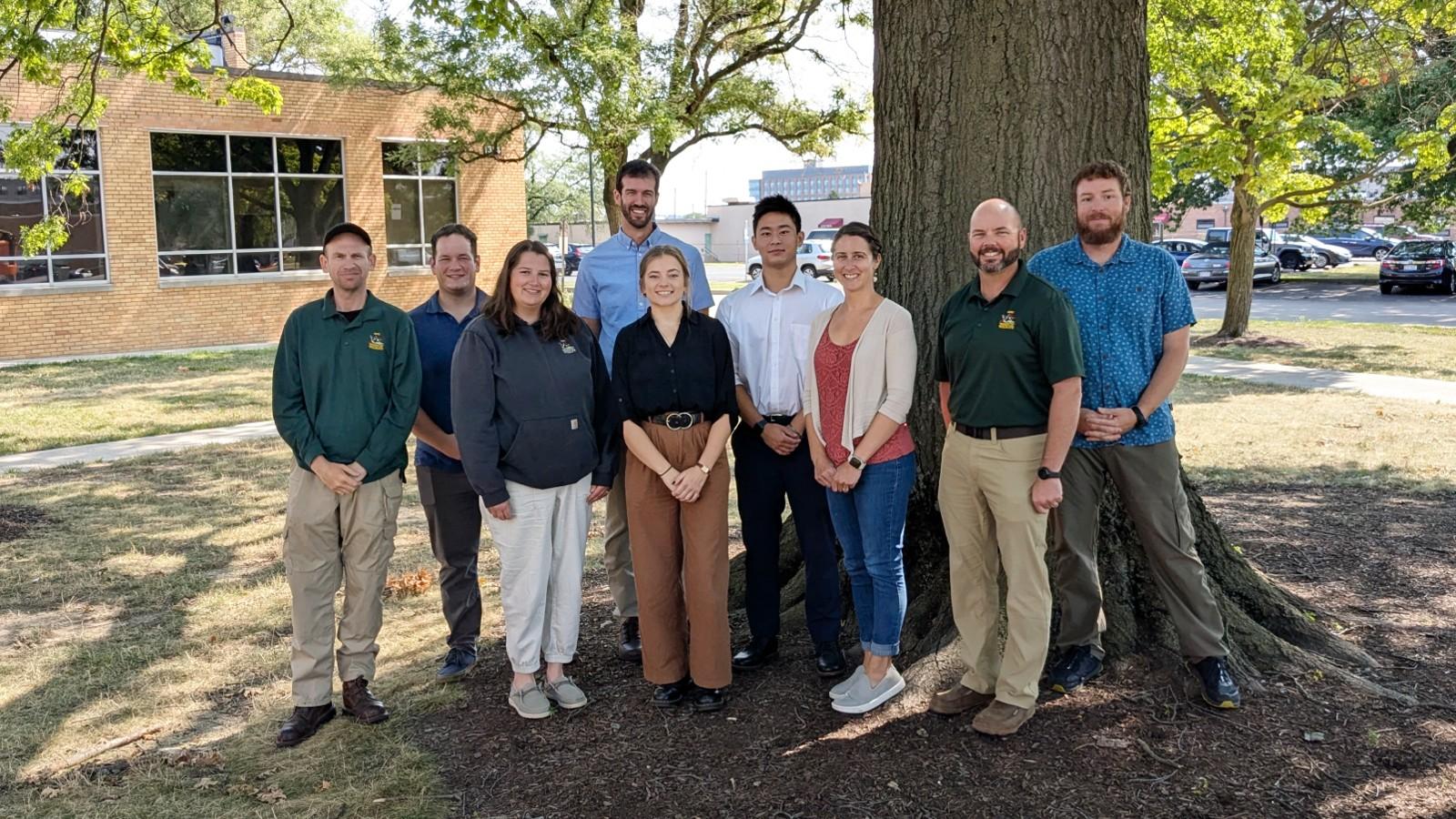 Group photo of all REU folks