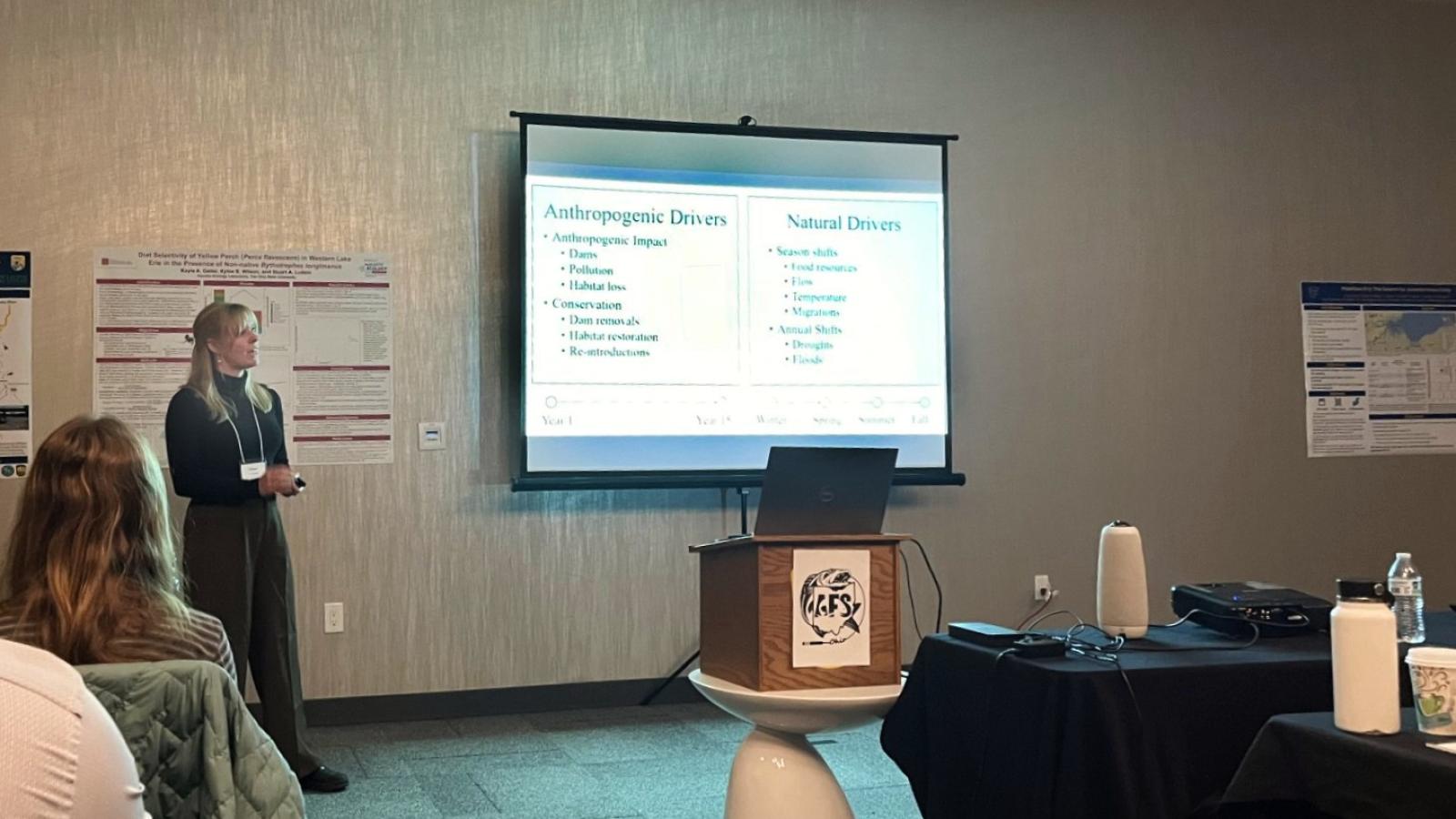 Megan Herbruck presenting